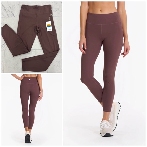 Vuori Pants - (VO-3) VUORI Stride Legging In Chestnut